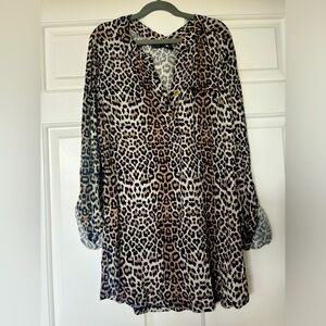 Comfortable animal print top